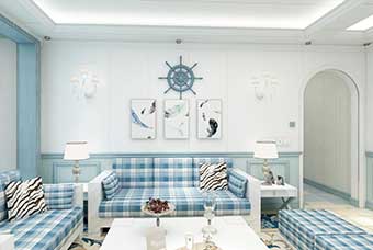 甘孜地中海风格-客厅