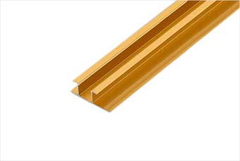 甘孜航空纤维墙咔铝合金带灯中条（钛金氧化）