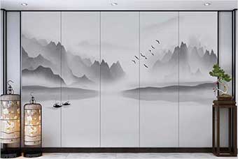 甘孜森佰汇航空纤维（山水画系列）